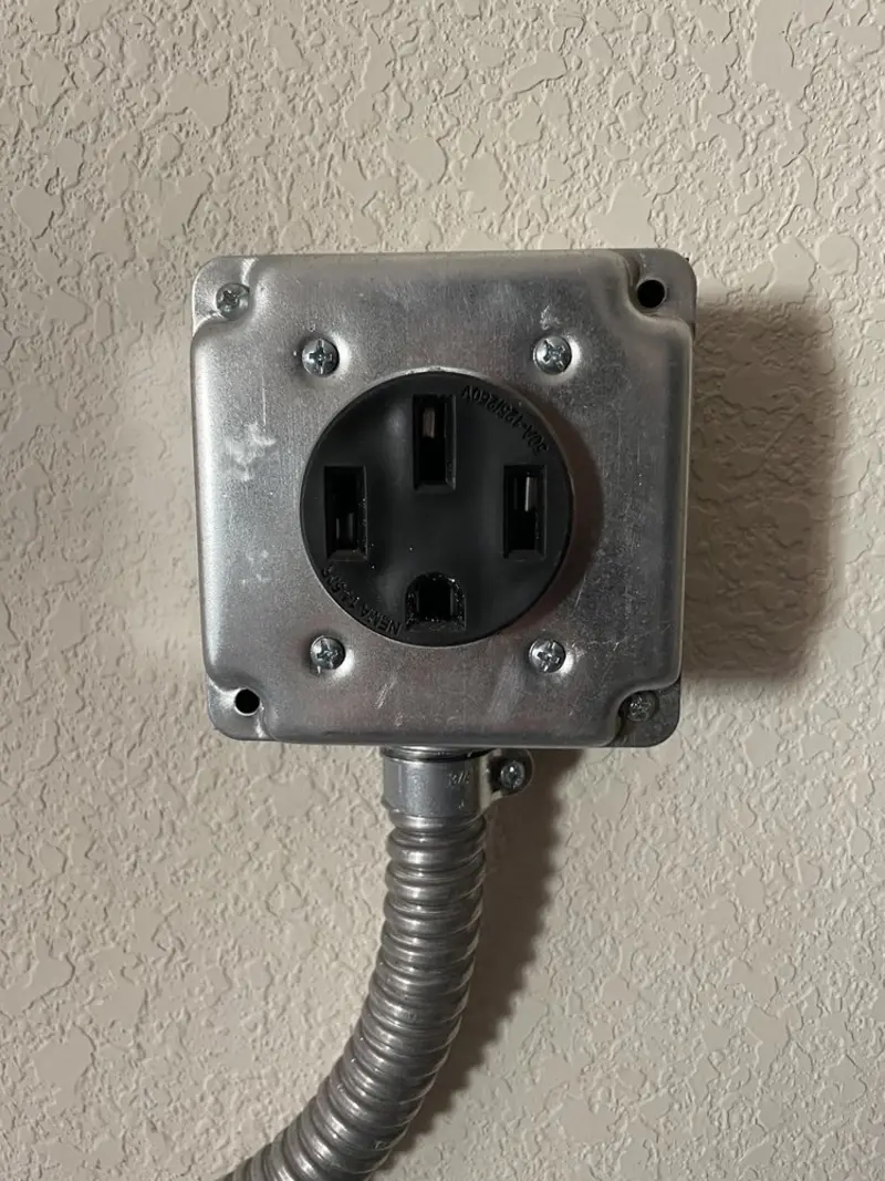 NEMA 14-50 outlet installed for Electrical Panel Upgrade in Chillum